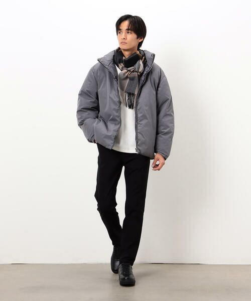 COMME CA ISM / コムサイズム マフラー・ショール・スヌード・ストール | ファインウール チェック柄 マフラー | 詳細1