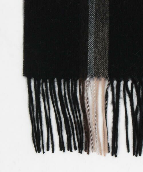 COMME CA ISM / コムサイズム マフラー・ショール・スヌード・ストール | ファインウール チェック柄 マフラー | 詳細3