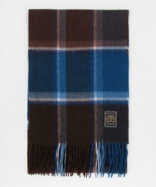 COMME CA ISM / コムサイズム マフラー・ショール・スヌード・ストール | ファインウール チェック柄 マフラー | 詳細8