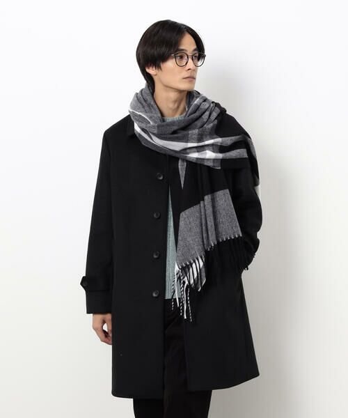 COMME CA ISM / コムサイズム マフラー・ショール・スヌード・ストール | ツイル チェック柄 ストール | 詳細1