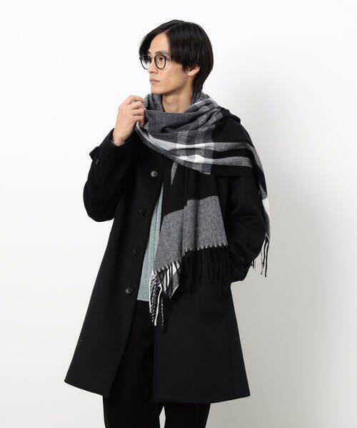 COMME CA ISM / コムサイズム マフラー・ショール・スヌード・ストール | ツイル チェック柄 ストール | 詳細2