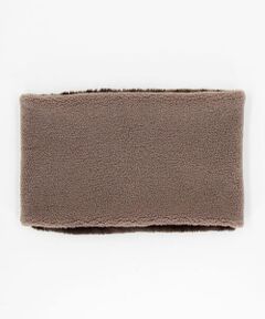 COMME CA ISM / コムサイズム マフラー・ショール・スヌード・ストール | 【 リバーシブル】ボアフリース＆ファー スヌード