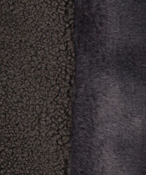 COMME CA ISM / コムサイズム マフラー・ショール・スヌード・ストール | 【 リバーシブル】ボアフリース＆ファー スヌード | 詳細5
