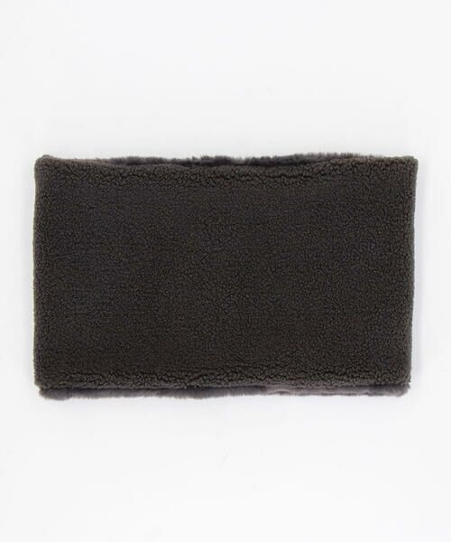 COMME CA ISM / コムサイズム マフラー・ショール・スヌード・ストール | 【 リバーシブル】ボアフリース＆ファー スヌード | 詳細3