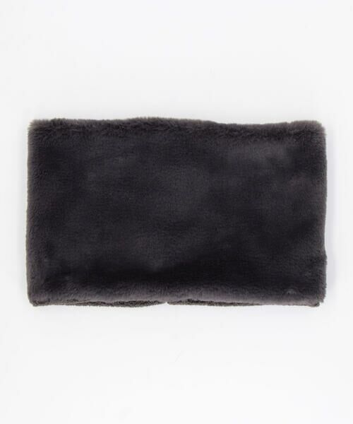 COMME CA ISM / コムサイズム マフラー・ショール・スヌード・ストール | 【 リバーシブル】ボアフリース＆ファー スヌード | 詳細4