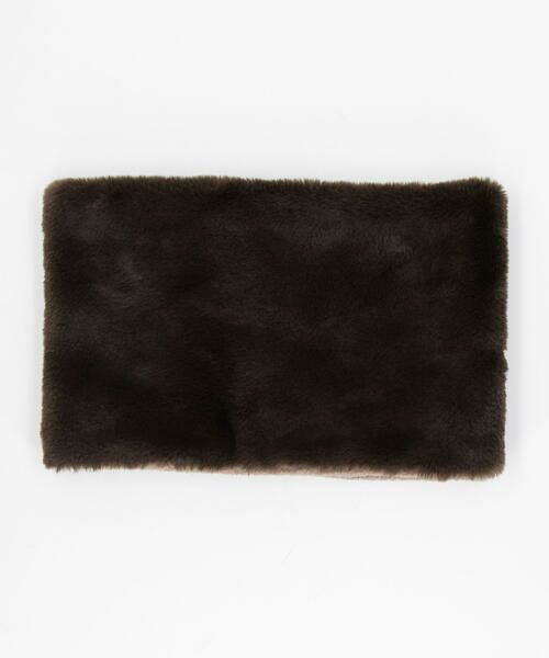 COMME CA ISM / コムサイズム マフラー・ショール・スヌード・ストール | 【 リバーシブル】ボアフリース＆ファー スヌード | 詳細10