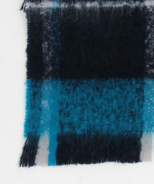 COMME CA ISM / コムサイズム マフラー・ショール・スヌード・ストール | ブークレ チェック柄 マフラー | 詳細1