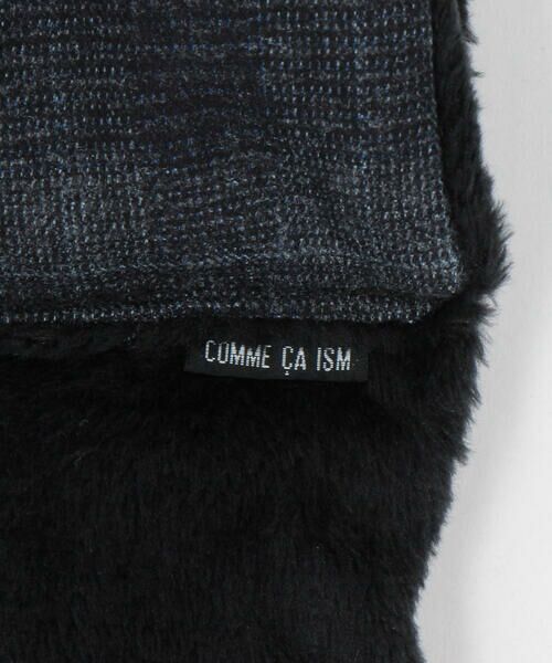 COMME CA ISM / コムサイズム マフラー・ショール・スヌード・ストール | ツィード調ファブリック ショート マフラー | 詳細4