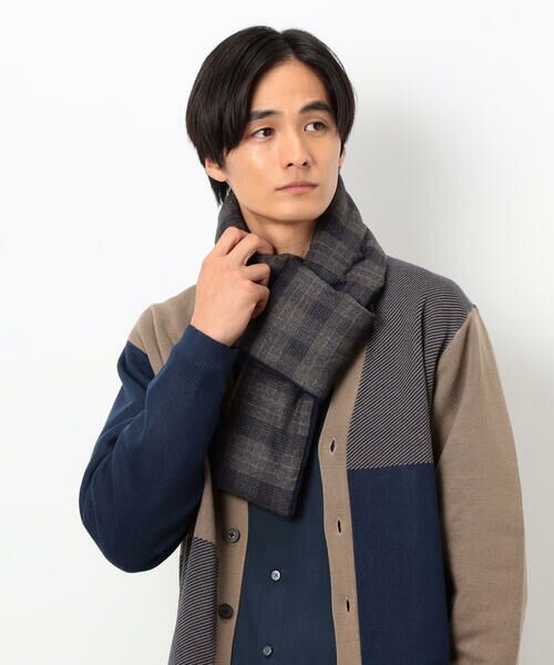 COMME CA ISM / コムサイズム マフラー・ショール・スヌード・ストール | ツィード調ファブリック ショート マフラー | 詳細6