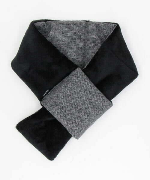 COMME CA ISM / コムサイズム マフラー・ショール・スヌード・ストール | ツィード調ファブリック ショート マフラー | 詳細11