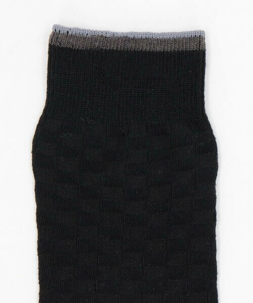 COMME CA ISM / コムサイズム ソックス | リンクス 市松柄 ソックス | 詳細1