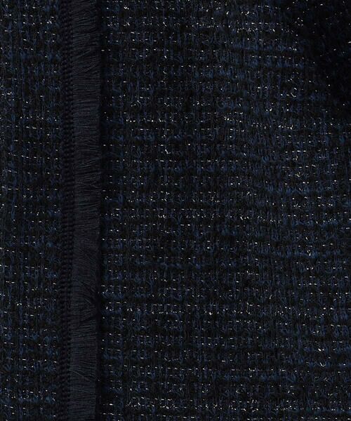 COMME CA ISM / コムサイズム カーディガン・ボレロ | 【オンライン限定カラー:ネイビー】ラメ混 ツイード調 ジャージー ボレロ(110-130cm) | 詳細14