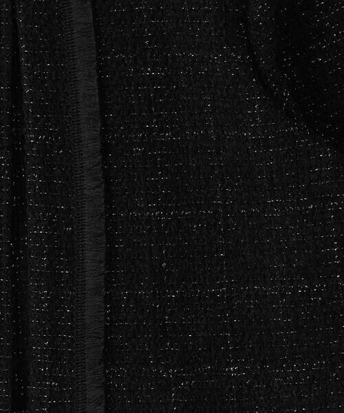 COMME CA ISM / コムサイズム カーディガン・ボレロ | 【オンライン限定カラー:ネイビー】ラメ混 ツイード調 ジャージー ボレロ(140-160cm) | 詳細12
