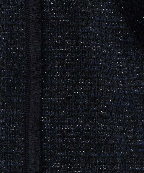 COMME CA ISM / コムサイズム カーディガン・ボレロ | 【オンライン限定カラー:ネイビー】ラメ混 ツイード調 ジャージー ボレロ(140-160cm) | 詳細14