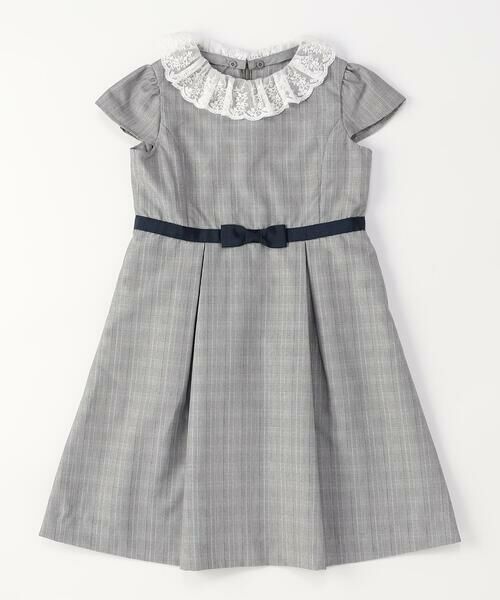 COMME CA ISM / コムサイズム ロング・マキシ丈ワンピース | 【セットアイテム】レース襟付きドレス×ボレロ(140-160cm) | 詳細11