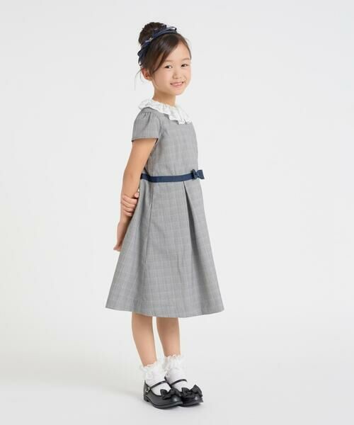 COMME CA ISM / コムサイズム ロング・マキシ丈ワンピース | 【セットアイテム】レース襟付きドレス×ボレロ(140-160cm) | 詳細2