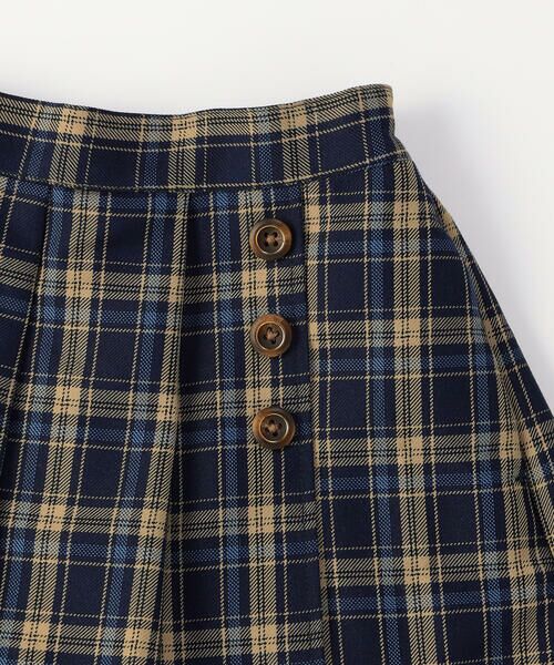 COMME CA ISM / コムサイズム ロング・マキシ丈スカート | チェック キュロットスカート(110-130cm) | 詳細11