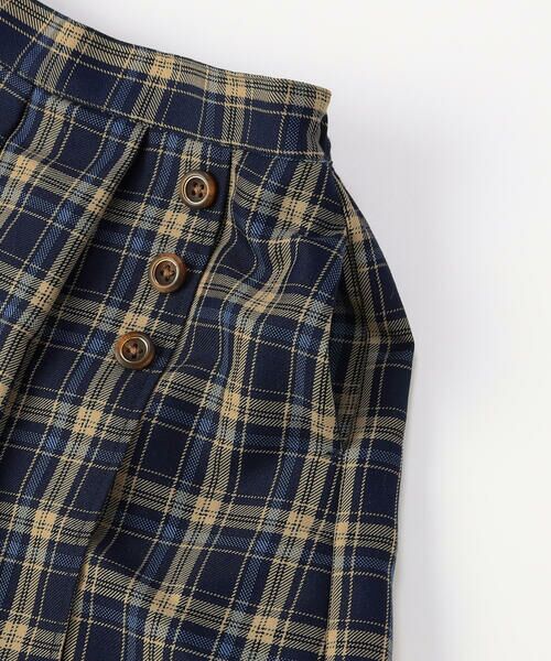 COMME CA ISM / コムサイズム ロング・マキシ丈スカート | チェック キュロットスカート(110-130cm) | 詳細12