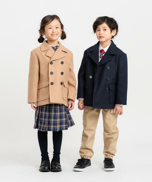 COMME CA ISM / コムサイズム ロング・マキシ丈スカート | チェック キュロットスカート(110-130cm) | 詳細3