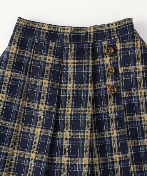 COMME CA ISM / コムサイズム ロング・マキシ丈スカート | チェック キュロットスカート(110-130cm) | 詳細9