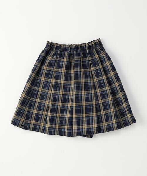 COMME CA ISM / コムサイズム ロング・マキシ丈スカート | チェック キュロットスカート(140-160cm) | 詳細2