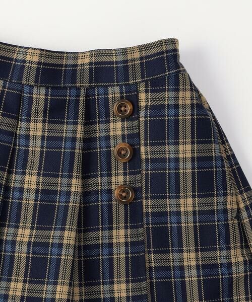 COMME CA ISM / コムサイズム ロング・マキシ丈スカート | チェック キュロットスカート(140-160cm) | 詳細6