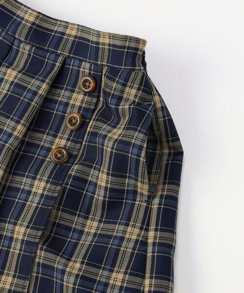 COMME CA ISM / コムサイズム ロング・マキシ丈スカート | チェック キュロットスカート(140-160cm) | 詳細7