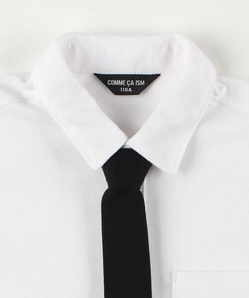 COMME CA ISM / コムサイズム シャツ・ブラウス | ネクタイ付き 長袖シャツ(140-160cm) | 詳細2
