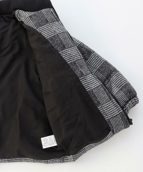 COMME CA ISM / コムサイズム ブルゾン | グレンチェックプリント 中綿ブルゾン | 詳細5