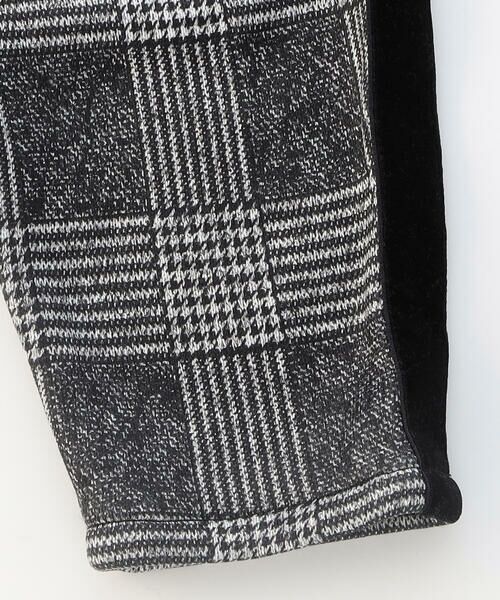 COMME CA ISM / コムサイズム スラックス・ドレスパンツ | グレンチェックプリント 裏起毛 ロングテーパードパンツ / セットアップ対応 | 詳細11