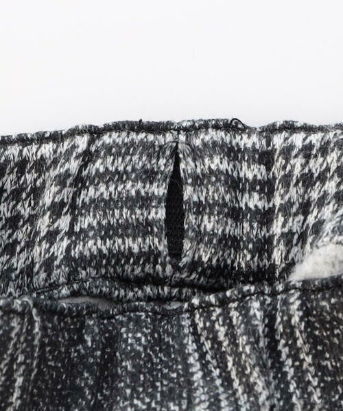 COMME CA ISM / コムサイズム スラックス・ドレスパンツ | グレンチェックプリント 裏起毛 ロングテーパードパンツ / セットアップ対応 | 詳細12