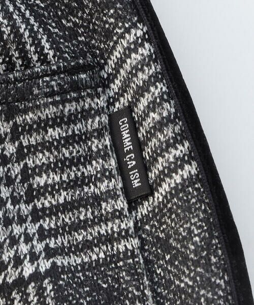 COMME CA ISM / コムサイズム スラックス・ドレスパンツ | グレンチェックプリント 裏起毛 ロングテーパードパンツ / セットアップ対応 | 詳細13