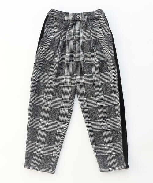COMME CA ISM / コムサイズム スラックス・ドレスパンツ | グレンチェックプリント 裏起毛 ロングテーパードパンツ / セットアップ対応 | 詳細5