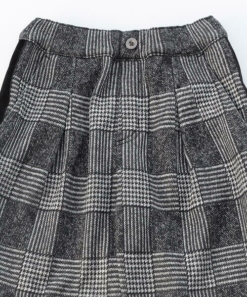 COMME CA ISM / コムサイズム スラックス・ドレスパンツ | グレンチェックプリント 裏起毛 ロングテーパードパンツ / セットアップ対応 | 詳細8