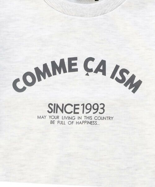 COMME CA ISM / コムサイズム スウェット | “にっぽんの色” 3本針ステッチ ロゴトレーナー | 詳細8