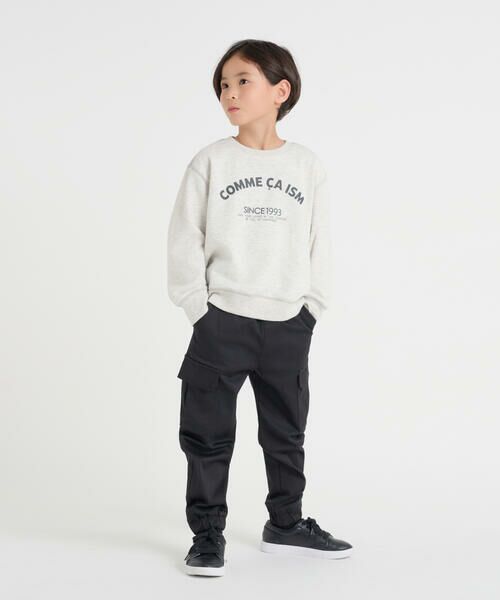 COMME CA ISM / コムサイズム スウェット | “にっぽんの色” 3本針ステッチ ロゴトレーナー | 詳細5