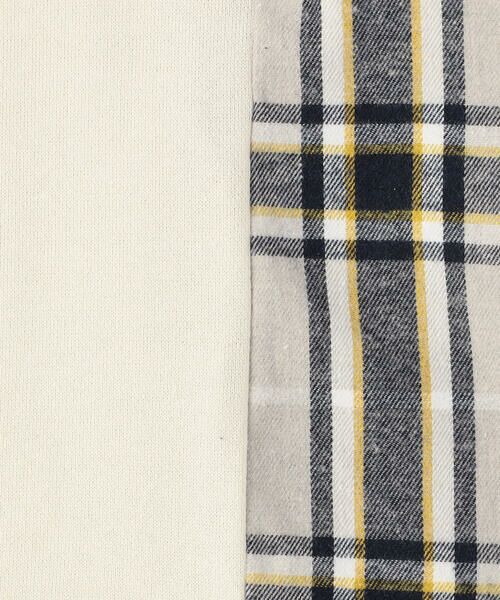 COMME CA ISM / コムサイズム スウェット | チェック 切り替え トレーナー | 詳細10