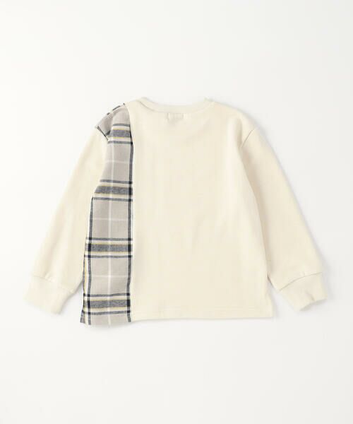 COMME CA ISM / コムサイズム スウェット | チェック 切り替え トレーナー | 詳細5