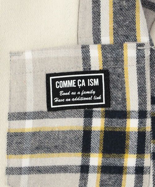 COMME CA ISM / コムサイズム スウェット | チェック 切り替え トレーナー | 詳細9