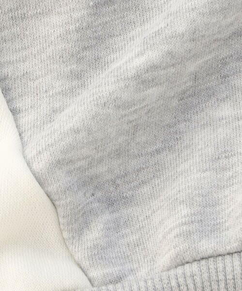 COMME CA ISM / コムサイズム スウェット | フロッキープリント 配色トレーナー | 詳細6