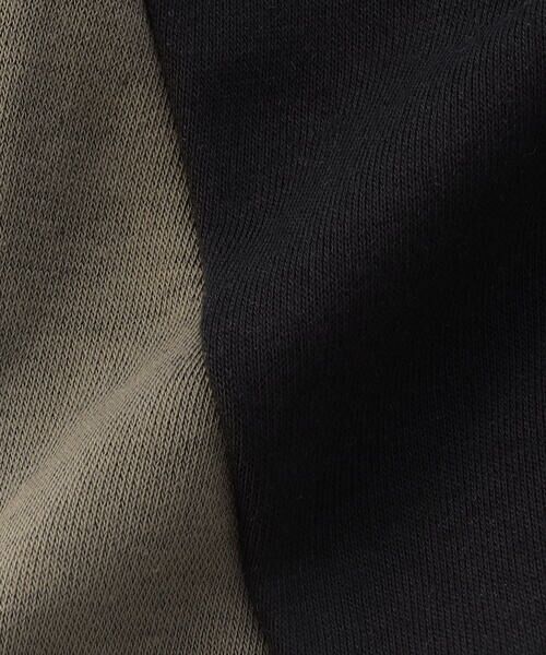 COMME CA ISM / コムサイズム スウェット | フロッキープリント 配色トレーナー | 詳細9