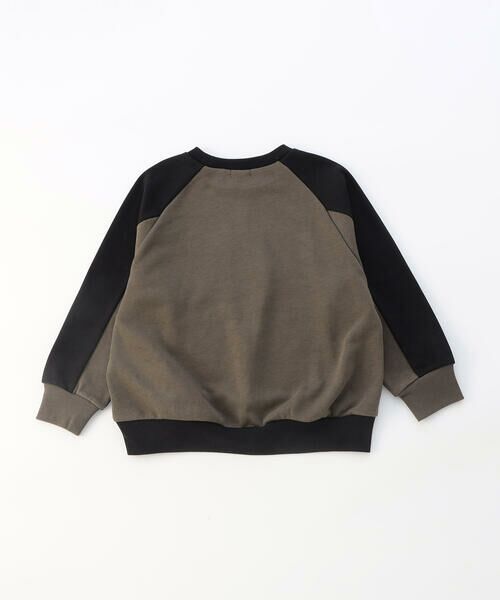 COMME CA ISM / コムサイズム スウェット | フロッキープリント 配色トレーナー | 詳細7