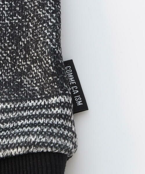 COMME CA ISM / コムサイズム スウェット | グレンチェックプリント 裏起毛 切り替えトレーナー / セットアップ対応 | 詳細8