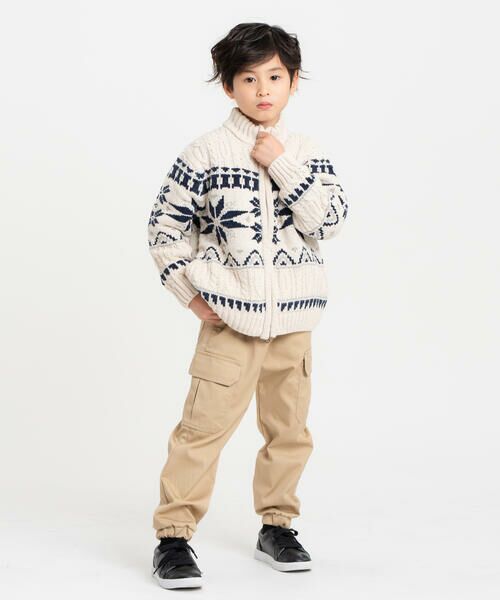 COMME CA ISM / コムサイズム ニット・セーター | 【雑誌掲載商品】雪柄 モールニット ジップアップ ブルゾン | 詳細3