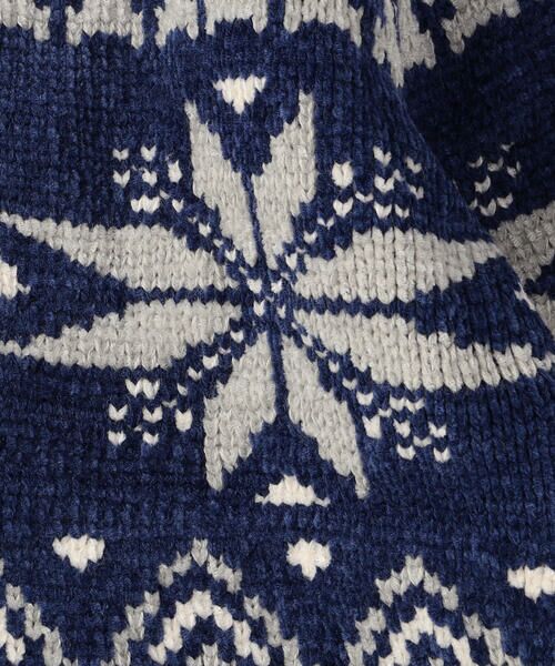 COMME CA ISM / コムサイズム ニット・セーター | 【雑誌掲載商品】雪柄 モールニット ジップアップ ブルゾン | 詳細16