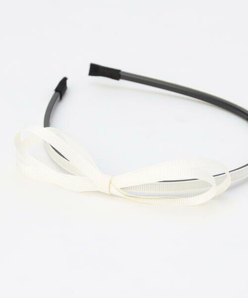 COMME CA ISM / コムサイズム カチューシャ・カチューム・その他 | 細グログラン リボン カチューシャ | 詳細1