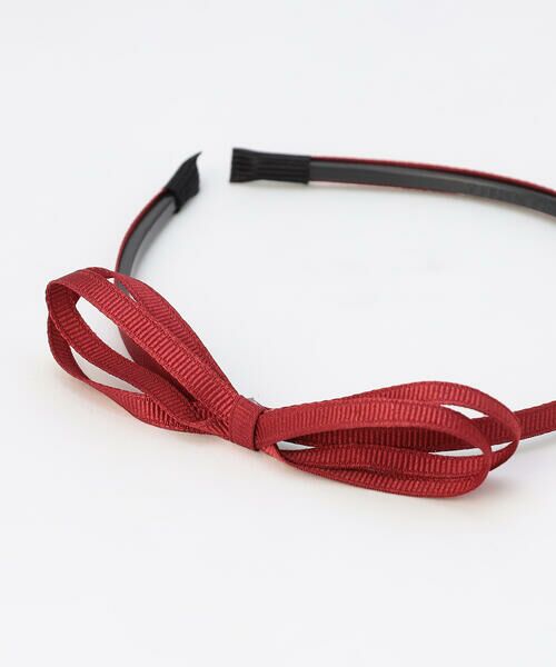 COMME CA ISM / コムサイズム カチューシャ・カチューム・その他 | 細グログラン リボン カチューシャ | 詳細5