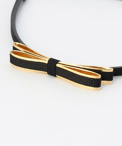 COMME CA ISM / コムサイズム カチューシャ・カチューム・その他 | ゴールドトリミング グログラン リボン カチューシャ | 詳細1