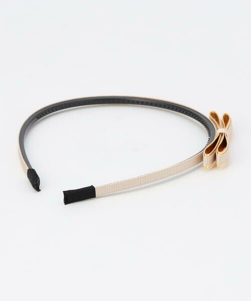 COMME CA ISM / コムサイズム カチューシャ・カチューム・その他 | ゴールドトリミング グログラン リボン カチューシャ | 詳細2