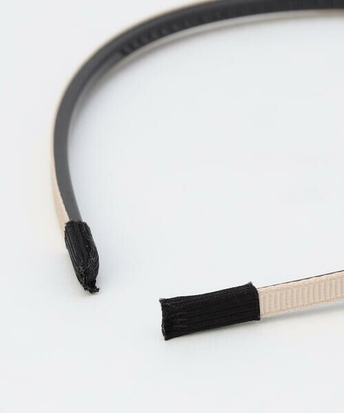 COMME CA ISM / コムサイズム カチューシャ・カチューム・その他 | ゴールドトリミング グログラン リボン カチューシャ | 詳細5